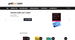Desktop Screenshot of goldcart.com